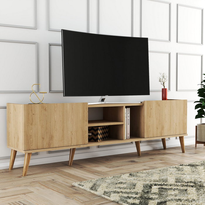 Hanah Home Lotus - 1350 Soporte para TV Roble